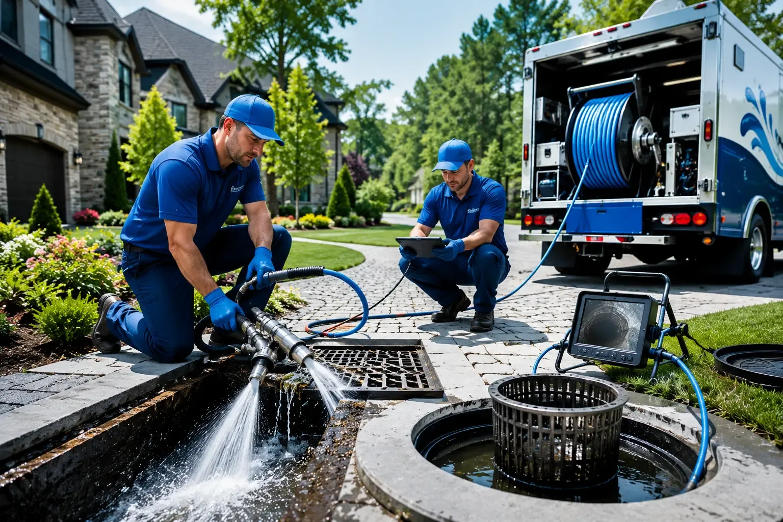 Local outdoor drain cleaning professionals in Harris, MN