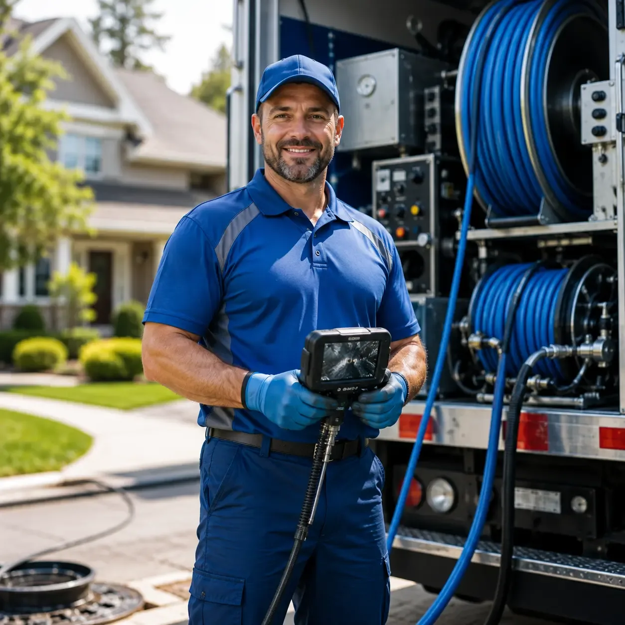 Local outdoor drain cleaning specialists in Harris, MN